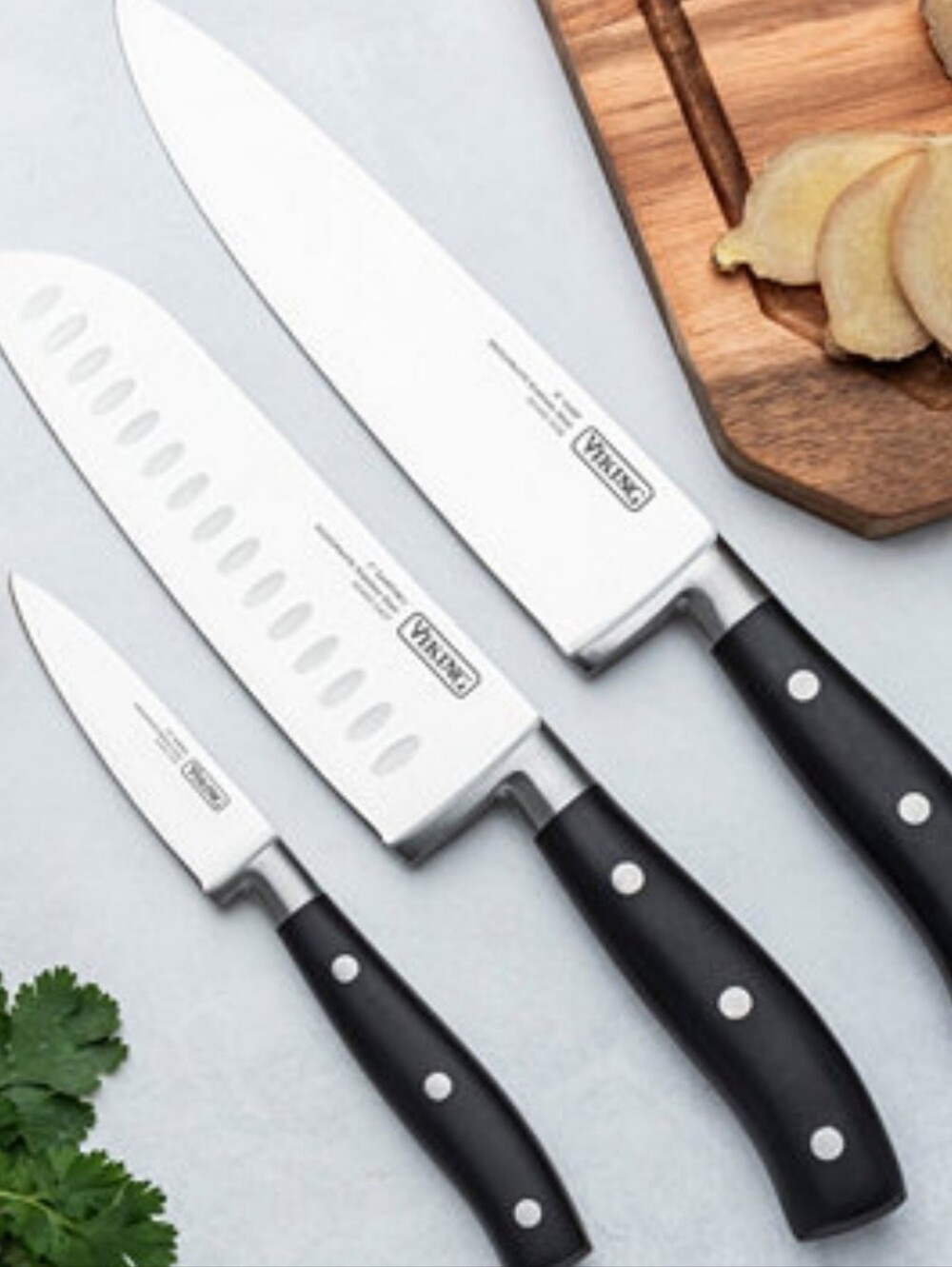 Viking X50CrM0V15 Stainless 3-PC Chef Knife Set